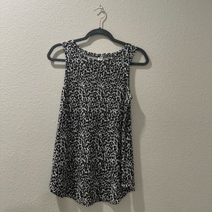 Leopard Print Old Navy Luxe Tank Top